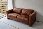Leren 2,5 zits bank, Huis en Inrichting, Banken | Bankstellen, Ophalen, Gebruikt, Tweepersoons, 75 tot 100 cm