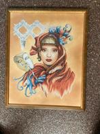 Borduurwerk, Ophalen of Verzenden, Zo goed als nieuw, Schilderij, Minder dan 50 cm