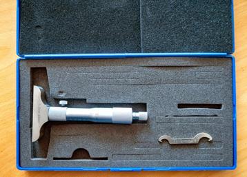 Diepte micrometer 0-25 mm (0.01 mm) beschikbaar voor biedingen