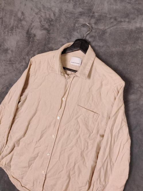 Samsoe Samsoe Overhemd XL Liam NA Creme, Kleding | Heren, Overhemden, Zo goed als nieuw, Halswijdte 43/44 (XL), Beige, Ophalen of Verzenden