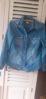 Spijkerblouse, Ophalen of Verzenden, Zo goed als nieuw, Maat 38/40 (M), Blauw