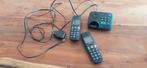 Prima senioren telefoonmet 2 sets en oplader, grote letters, Ophalen of Verzenden, Zo goed als nieuw, 2 handsets