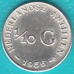 Nederlandse Antillen 1/10 gulden 1956 Juliana zilver, Postzegels en Munten, Munten | Nederland, Koningin Juliana, Zilver, Ophalen of Verzenden