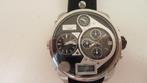 Stoer Diesel XL Horloge, Sieraden, Tassen en Uiterlijk, Horloges | Heren, Overige merken, Leer, Staal, Polshorloge