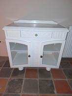 Leuk wit servieskastje - 82x72x40 cm, Huis en Inrichting, Ophalen of Verzenden