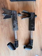 2 microfoonklemmen voor drums, Ophalen of Verzenden, Gebruikt, Microfoon