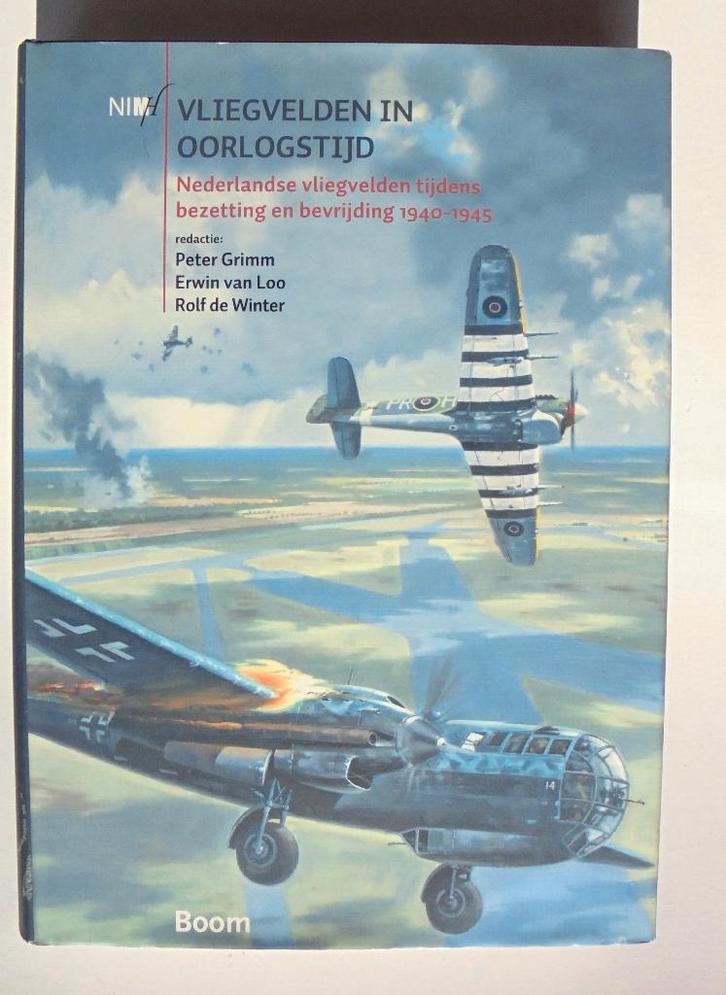 NIMH: Militaire vliegvelden in oorlogstijd tijdens bezetting, Verzamelen, Militaria | Algemeen, Luchtmacht, Boek of Tijdschrift