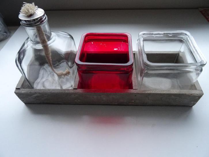 WAXINES 2x / OLIELAMP -  Sfeerverlichting (Nieuw), Huis en Inrichting, Woonaccessoires | Kandelaars en Kaarsen, Nieuw, Minder dan 25 cm