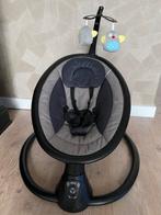 Baby schommelstoel Qute (Q Rocker) zwart/grijs, Overige merken, Schommelstoel, Zo goed als nieuw, Met gordel(s) of riempje(s)