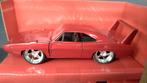 Dom's Dodge Charger Daytona 1:32 Jada Fast Furious Pol, Hobby en Vrije tijd, Modelauto's | 1:32, Verzenden, Nieuw, Auto, Overige merken