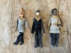 3x oude Italiaanse mini marionet , theater, poppen. “Bikkel”, Antiek en Kunst, Ophalen of Verzenden