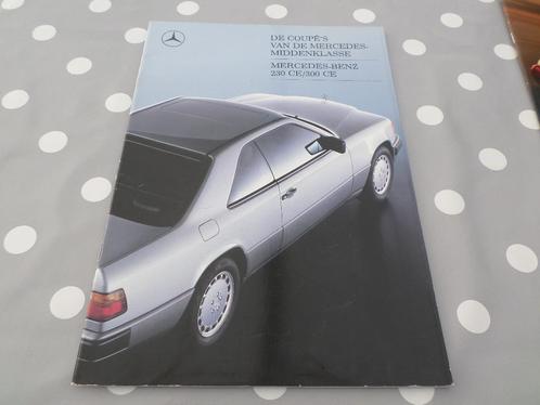 Mercedes 230 & 300 CE 1987 Brochure, Boeken, Auto's | Folders en Tijdschriften, Zo goed als nieuw, Mercedes, Verzenden