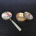 Vintage ca. 1950's Chinese porselein handspiegel, Antiek en Kunst, Ophalen of Verzenden