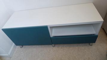 TV Kast/Dressoir Ikea (Besta) 121x43x49 beschikbaar voor biedingen