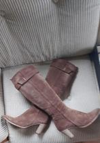 Als nw lange echt suede VERO CUOIO ds laarzen 38.5, Hoge laarzen, Vero cuoio, Bruin, Ophalen of Verzenden