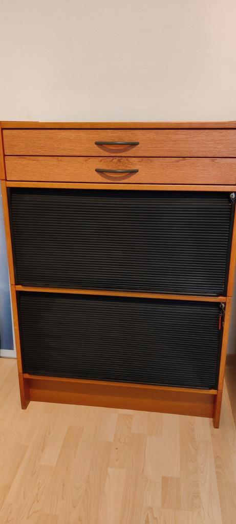 IKEA opberg of hangmapkast 119h, 80br. 42 diep met roldeur, Huis en Inrichting, Kasten | Roldeurkasten en Archiefkasten, Gebruikt