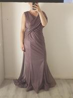 Glitterjurk maat xl, Galajurk, Verzenden, Paars, Maat 42/44 (L)