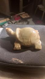 Hand gesneden miniatuur schildpad, Antiek en Kunst, Ophalen of Verzenden
