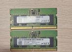 Te koop: 2x 8GB DDR5 SODIMM, 8 GB, Ophalen of Verzenden, Zo goed als nieuw, DDR5