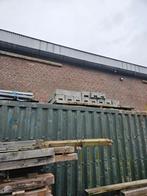 bouwhekblokken, bouwhekken, Tuin en Terras, Tuinhekken en Hekwerk, Ophalen, Gebruikt, IJzer, Gaashekwerk