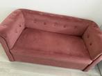 Donkerroze fluwelen kinder bankje, Huis en Inrichting, Banken | Sofa's en Chaises Longues, Ophalen of Verzenden, Zo goed als nieuw
