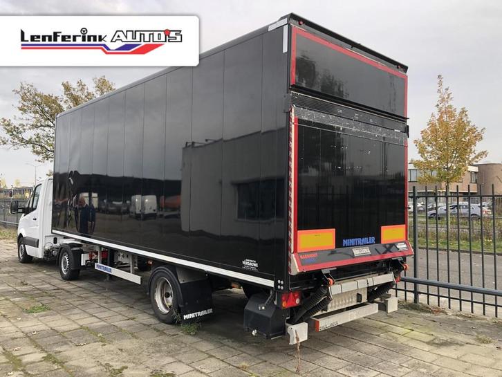 Vergauwe VF31 Mini Trailer BE Dhollandia Laadklep NETTE TRAI, Auto's, Vrachtwagens, Bedrijf, Te koop, Aanhangers en Opleggers