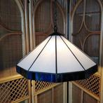 Prachtige vintage hanglamp, Tiffany style, glas in lood, Antiek en Kunst, Antiek | Lampen, Ophalen of Verzenden