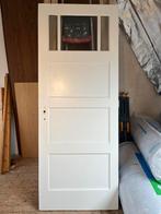 Authentieke jaren 30 paneeldeur - linksdraaiend, Doe-het-zelf en Verbouw, Ophalen, Gebruikt, 80 tot 100 cm, Binnendeur