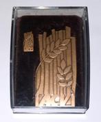 Bronzen medaille en pin ACV (Belgie) in originele doosje, Postzegels en Munten, Overige materialen, Ophalen of Verzenden, Buitenland