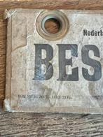 OUD TREIN BORDJE KARTON “ BESPROKEN “, Ophalen of Verzenden, Gebruikt, Trein, Overige typen