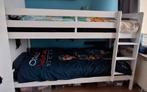 Hoppekids wit stapelbed. 2 jaar oud. Moet weg voor 29/12, Ophalen, Gebruikt, 90 cm, Tweepersoons