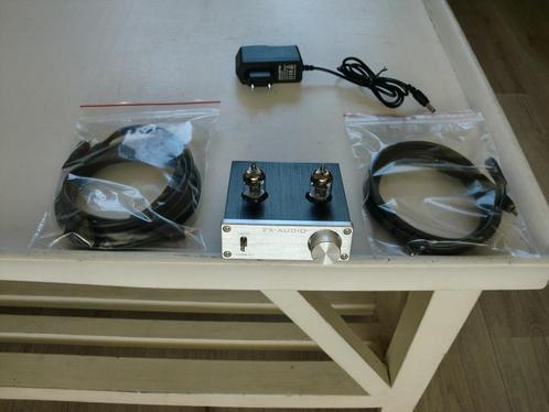 FX-AUDIO TUBE-01 Valve 6J1 Stereo preamplifier zilver., Audio, Tv en Foto, Buizenversterkers, Buis of Buizen, Ophalen of Verzenden