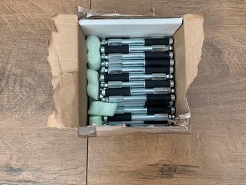 100 injectie staal nippels 10mm10cm lang injectiedruk 200bar beschikbaar voor biedingen