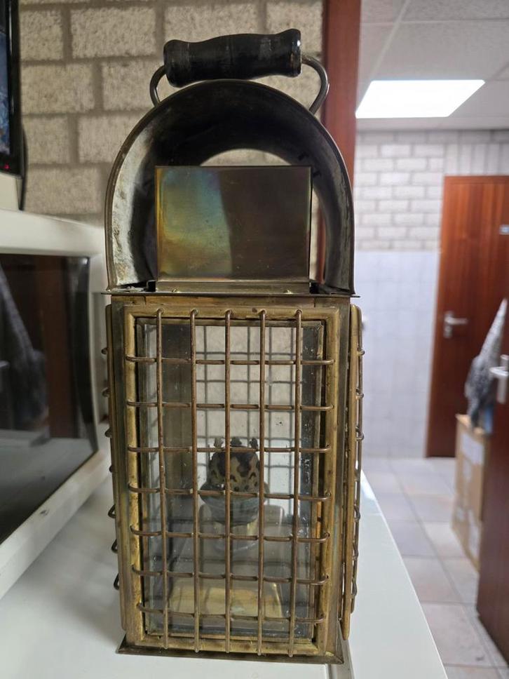 Oude mijnlamp in goede staat, Antiek en Kunst, Antiek | Lampen, Ophalen of Verzenden