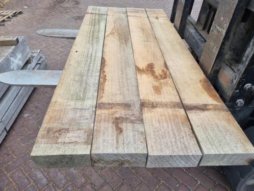 4 Hardhouten balken +/- 7.5x19.0 cm 1.75 meter - nr: HB232, Tuin en Terras, Palen, Balken en Planken, Nieuw, Balken, 250 cm of meer