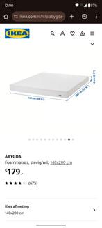 Matras Ikea Abygda 140x200, Huis en Inrichting, Slaapkamer | Matrassen en Bedbodems, Ophalen, Tweepersoons, 140 cm, Zo goed als nieuw
