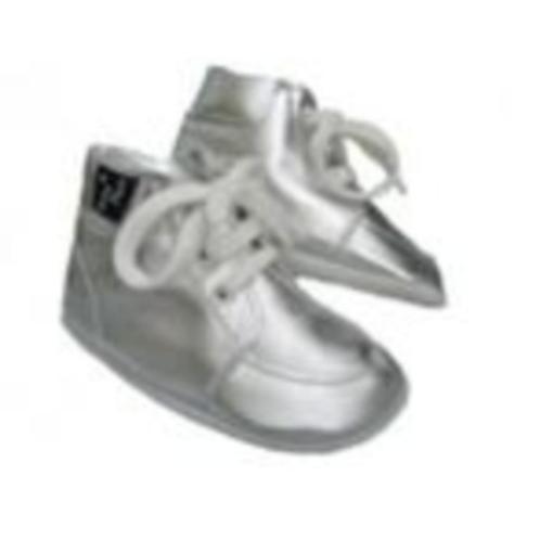 Baby Paws babyslofjes hiker zilver, nieuw!!!!, Kinderen en Baby's, Kinderkleding | Schoenen en Sokken, Nieuw, Overige typen, Jongen of Meisje