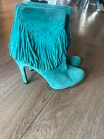 Glamorous suede enkellaarsjes maat 39, Huis en Inrichting, Woonaccessoires | Plaids en Woondekens, Ophalen of Verzenden, Zo goed als nieuw