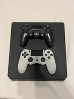 Playstation 4 Slim 2 Controllers, Spelcomputers en Games, Spelcomputers | Sony PlayStation 4, 500 GB, Met 2 controllers, Ophalen of Verzenden