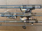 Daiwa karperset – 3 hengels + 3 molens (Windcast-serie), Watersport en Boten, Hengelsport | Karpervissen, Ophalen of Verzenden