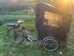Bakfiets - een accu's, oplader en nieuwe kap, Fietsen en Brommers, Fietsen | Bakfietsen, Gebruikt, Elektrisch, 2 kinderen, Ophalen