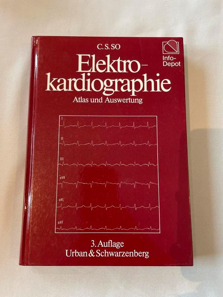 Elektrokardiografie Atlas - C.S.SO, Boeken, Studieboeken en Cursussen, Gelezen, HBO, Beta, Ophalen of Verzenden