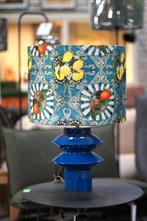 Hippe tafellamp Petch Light&Living kobalt citroen mandarijn