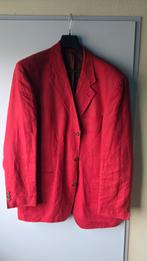 Boss Linnen Colbert Rood XL (valt ruim), Ophalen of Verzenden