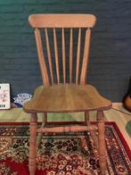 4 blank eiken stoelen. Goede kwaliteit., Ophalen