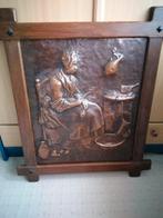 koperen schilderij, Antiek en Kunst, Kunst | Schilderijen | Klassiek, Ophalen