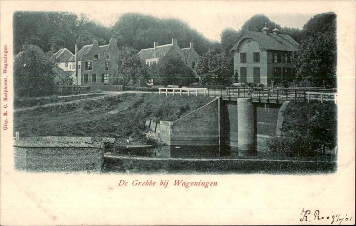 De Grebbe bij Wageningen 1901  uitg R.C. Kniphorst, Verzamelen, Ansichtkaarten | Nederland, Ongelopen, Gelderland, Voor 1920, Ophalen of Verzenden