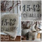 Stoere shabby linnen doek 45 x 30 cm. 15-42 *Pronck & Praal*, Ophalen of Verzenden, Nieuw