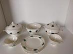 Groen boerenbont aquarelle royal boch servies, Huis en Inrichting, Keuken | Servies, Ophalen, Overige typen, Zo goed als nieuw