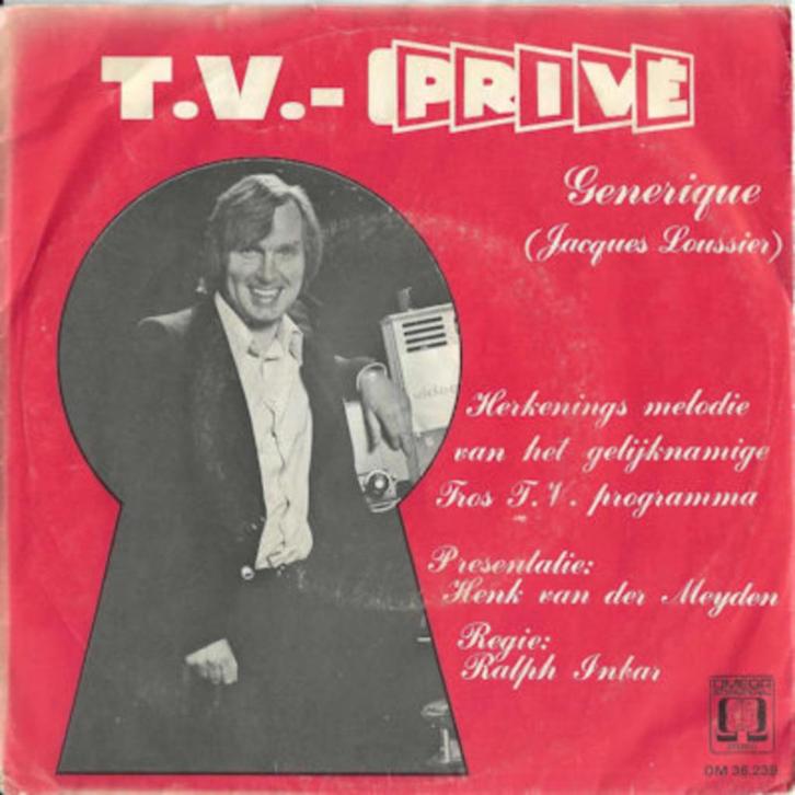 JACQUES LOUSSIER  1975 VRIJ UNIEK TUNE T.V. PRIVE !! M1557, Cd's en Dvd's, Vinyl Singles, Single, 7 inch, Ophalen of Verzenden